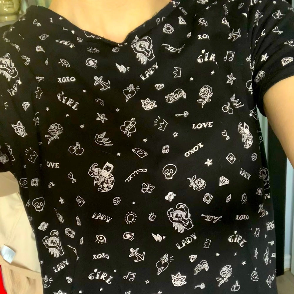 Thrifted t-shirt from france